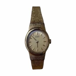 Vintage 1970s Seiko 1400-8339 Quartz Gold Tone Women’s Wristwatch EUC